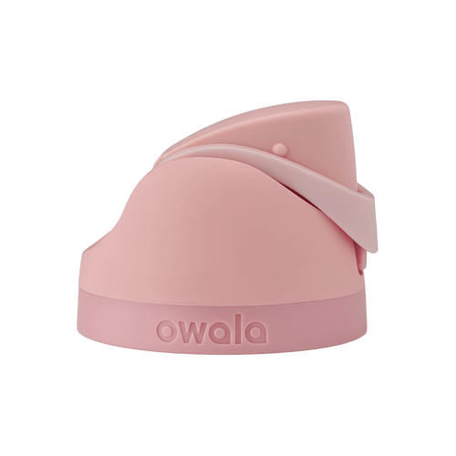 Close up shot of the pink 'Rose Quartz' replacement lid.